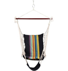 Кресло-гамак Indigo IN185 черный/радуга