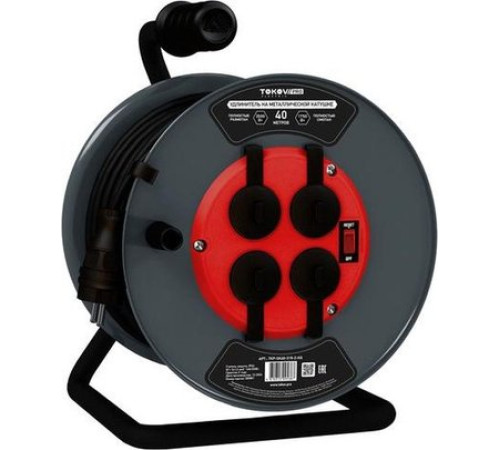 Удлинитель на катушке Tokov Electric TKP-SK40-315-Z-KG