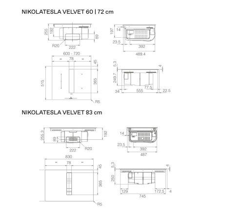 Варочная панель Elica Nikolatesla Velvet BL/A/83 PRF0196872