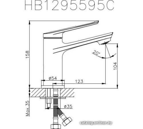 Смеситель Haiba HB10595 хром