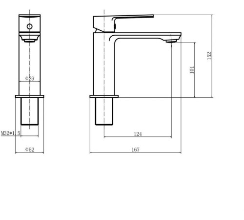 Смеситель Fashun A1083-33
