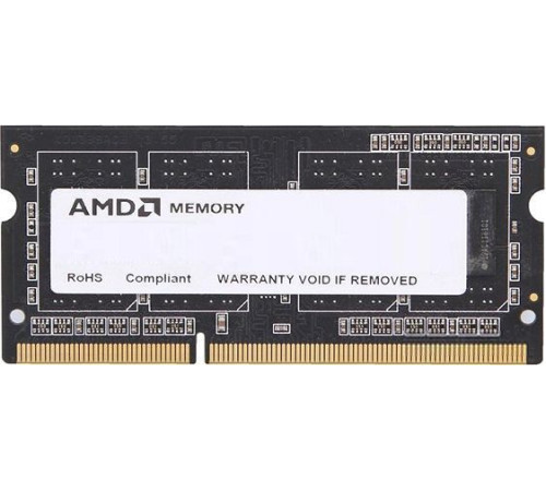 Оперативная память AMD 8GB DDR3 SO-DIMM PC3-12800 R538G1601S2SL-UO