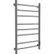 Полотенцесушитель Маргроид Ferrum Вид 10 СНШ 80/50 Графит, скрытого монтажа, таймер справа