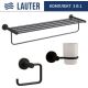 Набор аксессуаров для ванной Lauter 21TS20116 + 21TS20112 + 21TS2012 Matt Black, 3 предмета