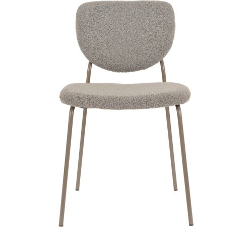 Стул Stool Group Gigi DRC-9155-B темно-серый букле/ножки серые