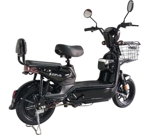 Электроскутер ZeuS Odyssey черный