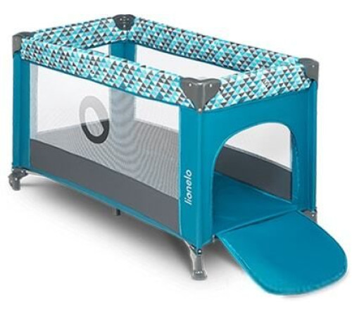 Игровой манеж Lionelo Stefi зеленый/бирюзовый