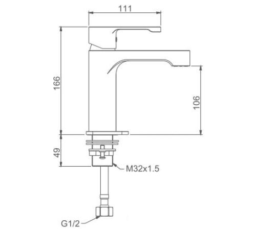 Смеситель Gappo G1002-2
