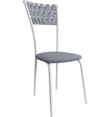 Стул Лидмаш SO-10 белый/темно-серый