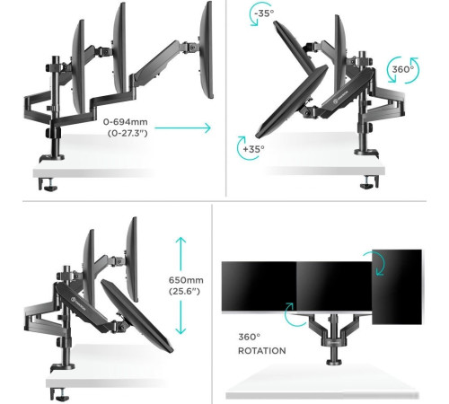 Кронштейн для монитора Onkron G280B