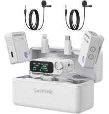 Радиосистема Saramonic Ultra c 2 петличными микрофонами, белый