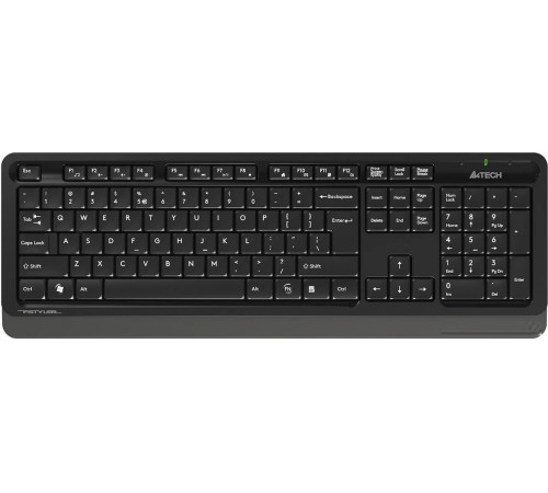 Офисный набор A4Tech Fstyler FG1010S черный/серый