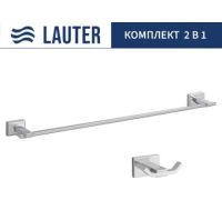 Набор аксессуаров для ванной Lauter 21TS1019 + 21TS1013 Chrome, 2 предмета