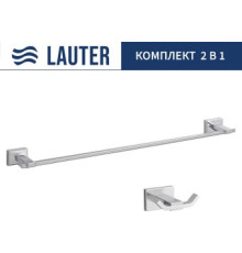 Набор аксессуаров для ванной Lauter 21TS1019 + 21TS1013 Chrome, 2 предмета