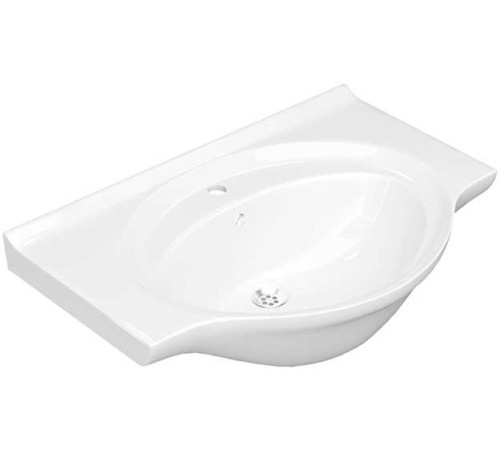 Умывальник Керамин Капри 75 мебельный с отверстием и креплением