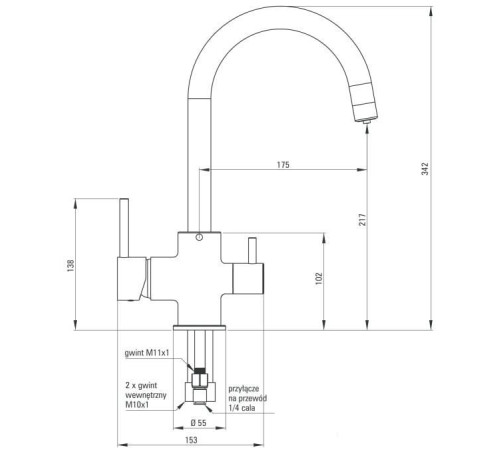 Смеситель Deante BCH 064M