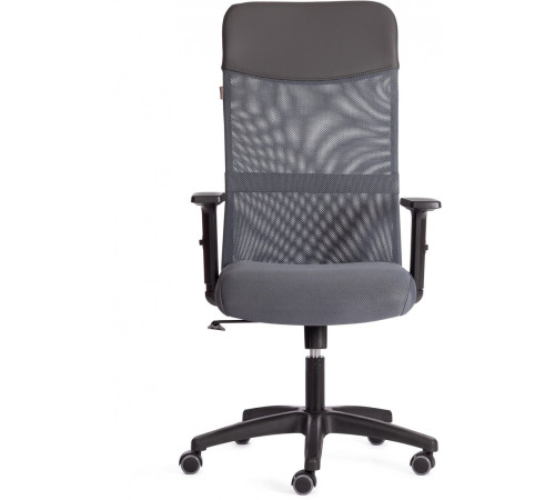Офисное кресло TetChair Practic Plt ткань/кожзам серый