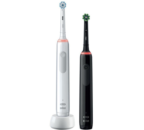 Комплект зубных щеток Oral-B Pro 3 3900 Duo Cross Action + Sensi White D505.523.3H