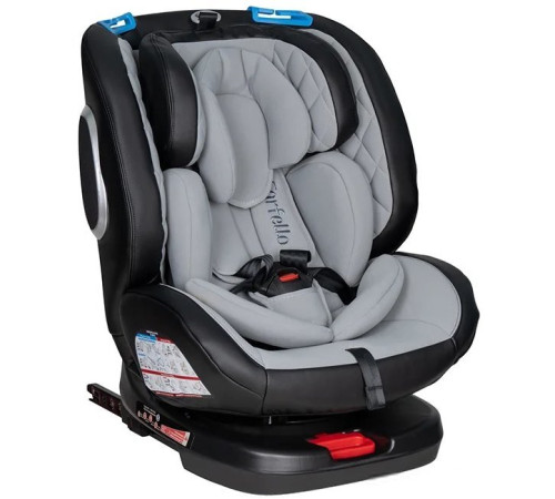 Детское автокресло Farfello YB102A2 серый/экокожа