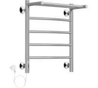 Полотенцесушитель Granula Классик 4 перекладины 50x60 D32 с полкой терморегулятор с таймером слева