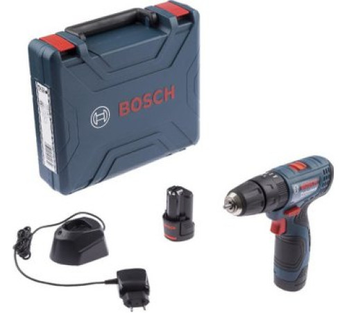Ударная дрель-шуруповерт Bosch GSB 120-LI Professional 06019G8100 с 2-мя АКБ, кейс