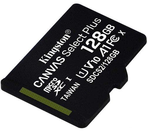 Карта памяти Kingston Canvas Select Plus microSDXC 128GB