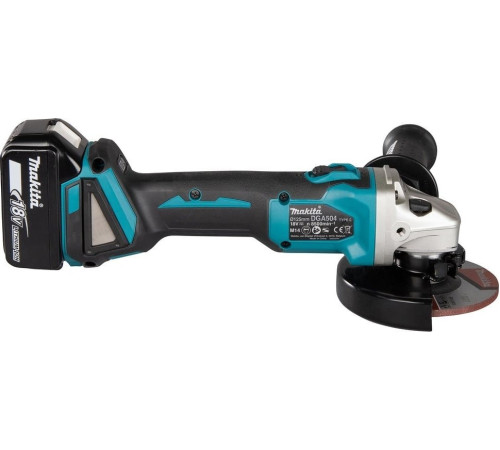 Угловая шлифмашина Makita DGA504RT с 1-им АКБ, кейс