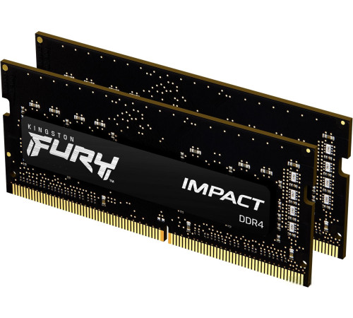 Оперативная память Kingston FURY Impact 2x8GB DDR4 SODIMM PC4-25600 KF432S20IBK2/16