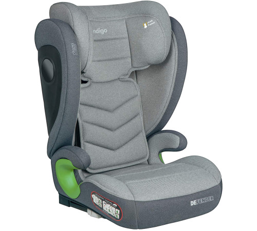 Детское автокресло Indigo Defender I-Size Isofix светло-серый