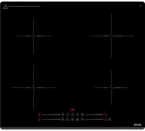 Варочная панель ZorG INO61 черный