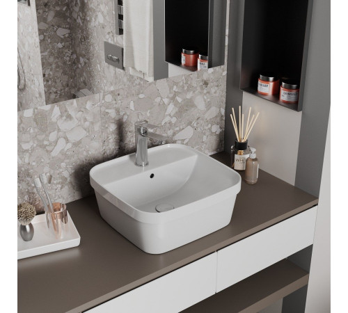 Умывальник D&K Quadro DT1510916 белый