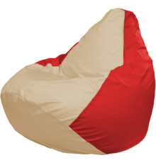Кресло-мешок Flagman Груша Макси Г2.1-145 красный/бежевый