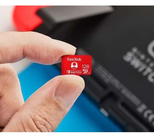 Карта памяти SanDisk Nintendo Switch Licensed Card Super Mario Edition microSDXC 128GB SDSQXAO-128G-GN3ZN