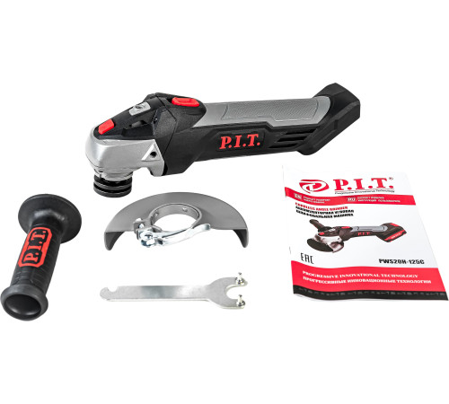 Угловая шлифмашина P.I.T. PWS20H-125C без АКБ