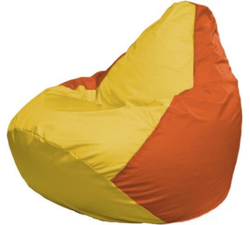 Кресло-мешок Flagman Груша Макси Г2.1-258 оранжевый/желтый