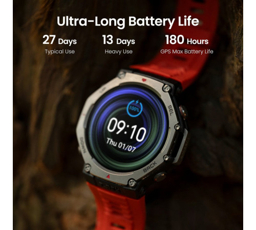 Умные часы Amazfit T-Rex 3 серый туман