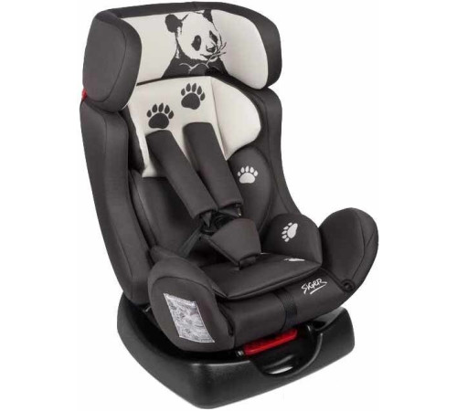 Детское автокресло Siger Диона Animals Панда серый/бежевый