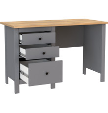 Офисный стол Mio Tesoro Сага 120x56 2.08.06.160.15 серый/ясень