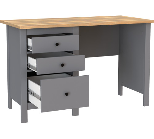 Офисный стол Mio Tesoro Сага 120x56 2.08.06.160.15 серый/ясень