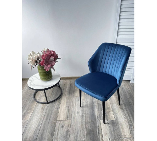 Стул M-City Seattle-V 461MC04259 синий 29 велюр/черный