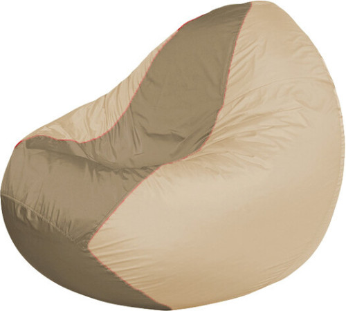 Кресло-мешок Flagman Classic К2.1-188 бежевый/бежевый темный
