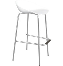 Стул Sheffilton SHT-ST19/S29 белый/хром лак