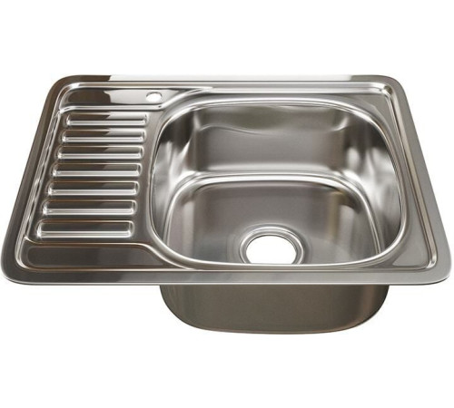 Кухонная мойка Mixline 529331 правая, полированная, 0.6 мм