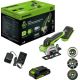 Угловая шлифмашина Greenworks GD24UCS 3402007CUA с 1-им АКБ