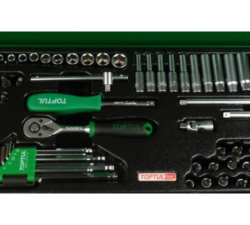 Набор торцевых головок и бит  Toptul GCAD7202 72 предмета