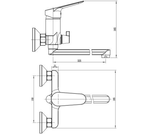 Смеситель Esko Kazan KZ31A