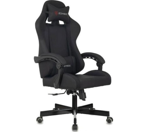 Кресло Zombie Predator 390 пластиковые ролики, черный