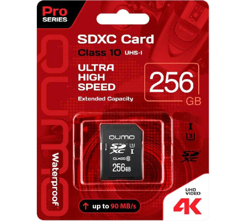 Карта памяти QUMO SDXC QM256GSDXC10U1 256GB