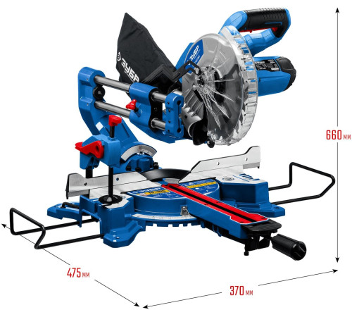 Торцовочная пила Зубр Профессионал ППТ-216-П
