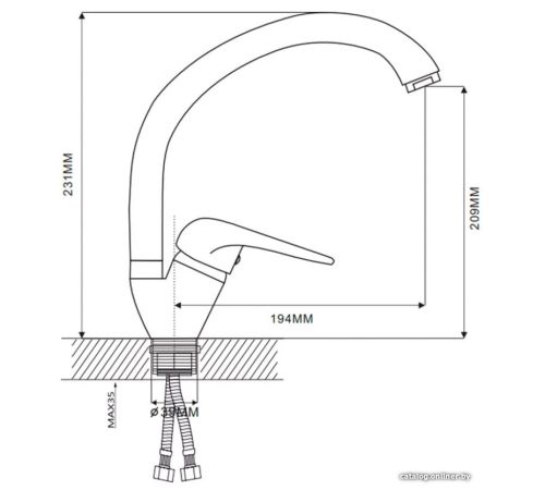 Смеситель Ekko E41102
